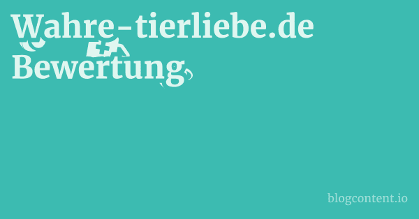 Wahre-tierliebe.de Bewertung 1 by Partners