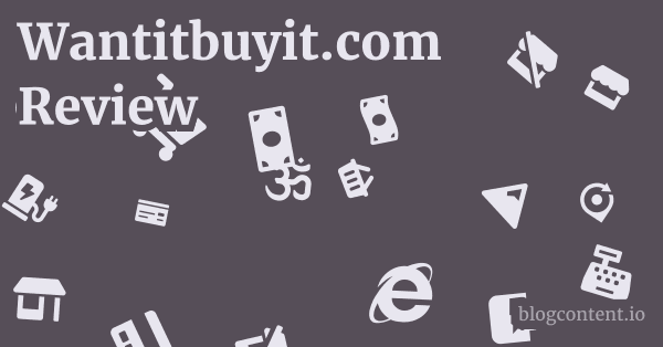 Wantitbuyit.com Review 1 by Partners