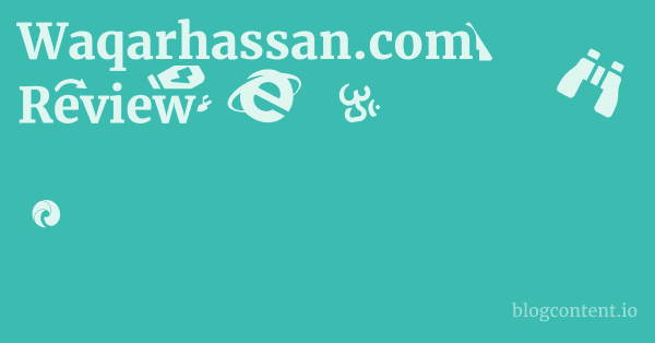 Waqarhassan.com Review