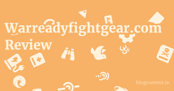 Warreadyfightgear.com Review 1 by Partners