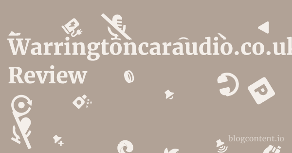 Warringtoncaraudio.co.uk Review 1 by Partners