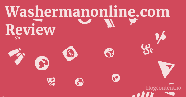 Washermanonline.com Review 1 by Partners