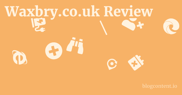 Waxbry.co.uk Review 1 by Partners
