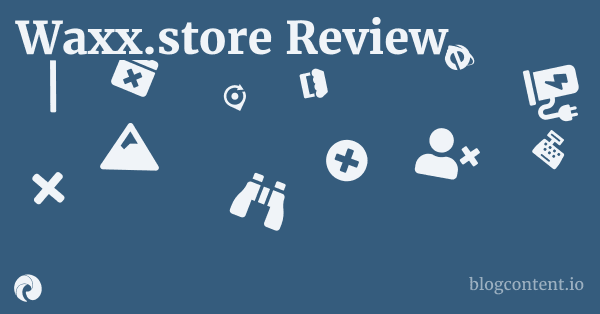 Waxx.store Review 1 by Partners