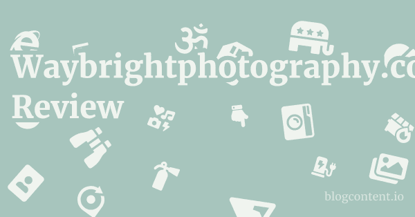 Waybrightphotography.com Review 1 by Partners