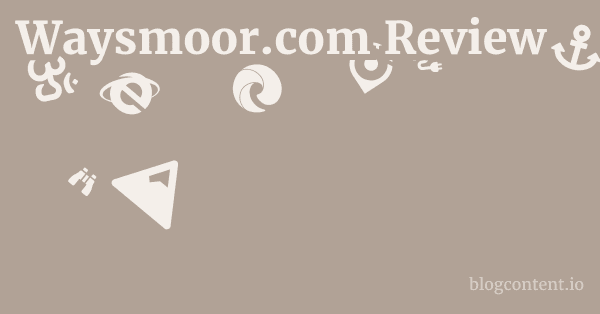 Waysmoor.com Review 1 by Partners