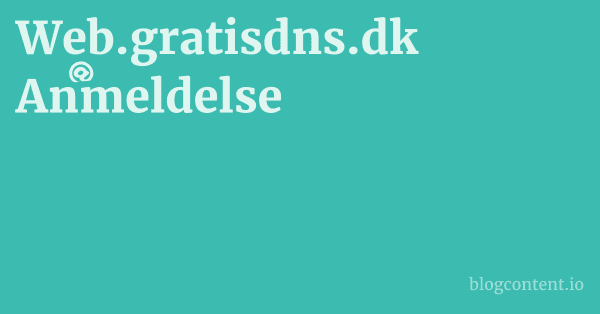 Web.gratisdns.dk Anmeldelse 1 by Partners