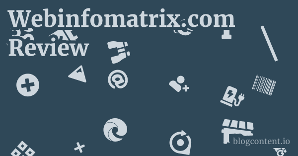 Webinfomatrix.com Review 1 by Partners