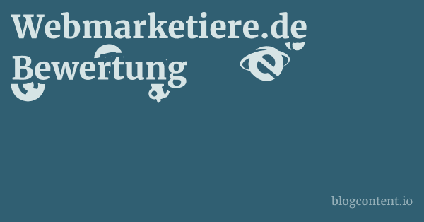 Webmarketiere.de Bewertung 1 by Partners