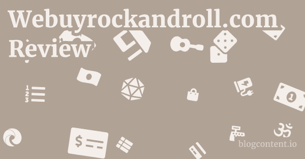 Webuyrockandroll.com Review 1 by Partners