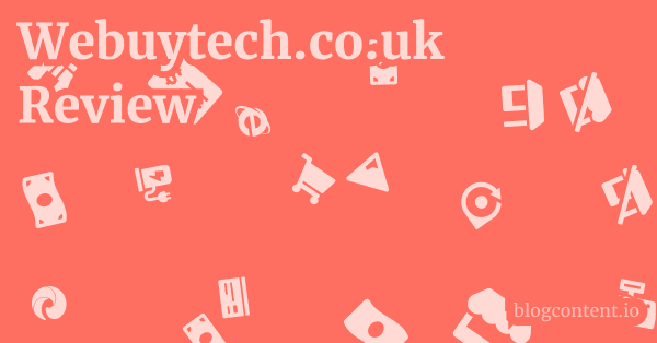 Webuytech.co.uk Review 1 by Partners