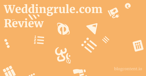 Weddingrule.com Review 1 by Partners