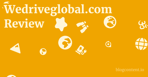 Wedriveglobal.com Review 1 by Partners