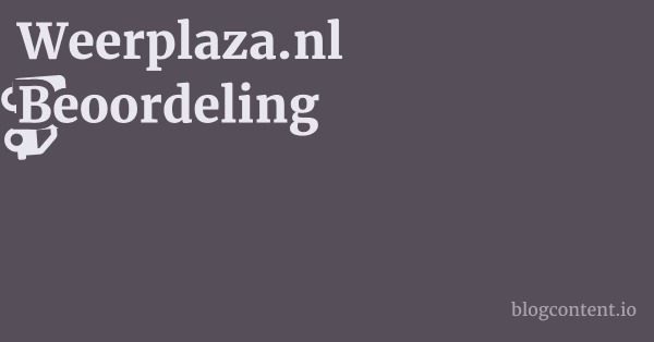 Weerplaza.nl Beoordeling 1 by Partners