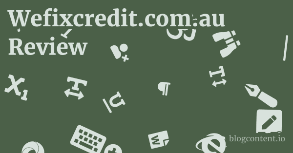 Wefixcredit.com.au Review 1 by Partners