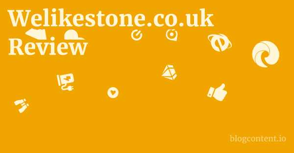 Welikestone.co.uk Review 1 by Partners
