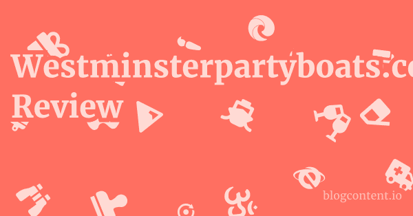 Westminsterpartyboats.com Review 1 by Partners