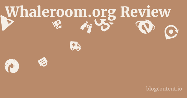 Whaleroom.org Review 1 by Partners