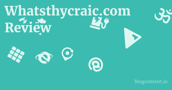 Whatsthycraic.com Review 1 by Partners