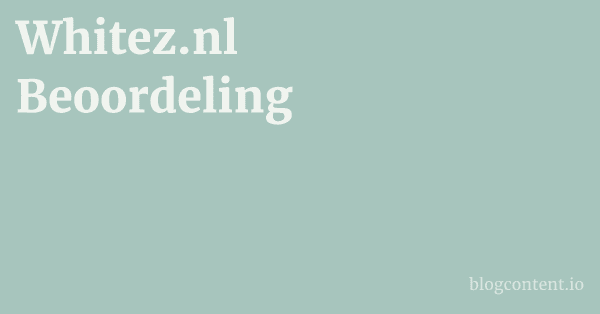 Whitez.nl Beoordeling 1 by Partners