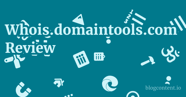 Whois.domaintools.com Review 1 by Partners