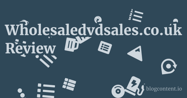 Wholesaledvdsales.co.uk Review 1 by Partners