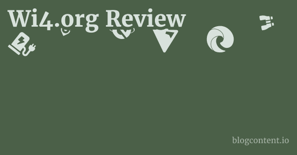 Wi4.org Review 1 by Partners