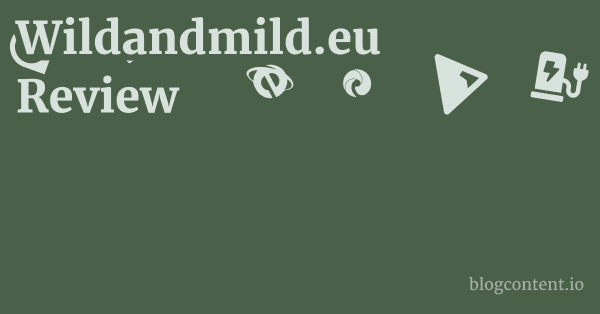 Wildandmild.eu Review 1 by Partners