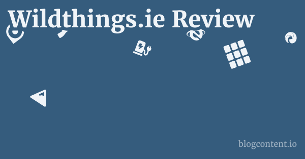 Wildthings.ie Review 1 by Partners