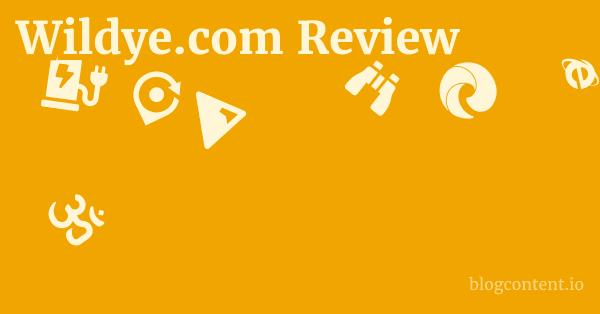 Wildye.com Review 1 by Partners