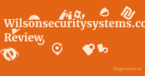 Wilsonsecuritysystems.co.uk Review 1 by Partners