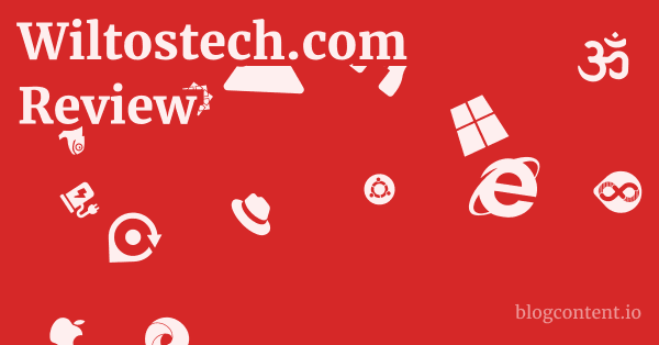 Wiltostech.com Review 1 by Partners