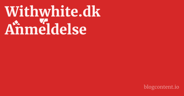 Withwhite.dk Anmeldelse 1 by Partners