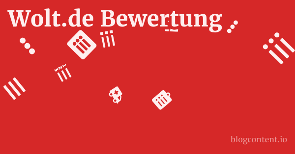 Wolt.de Bewertung 1 by Partners