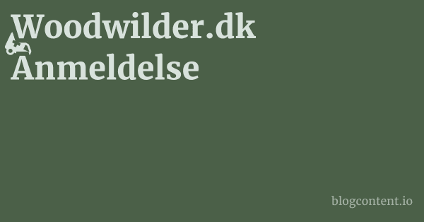 Woodwilder.dk Anmeldelse 1 by Partners