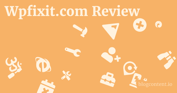 Wpfixit.com Review 1 by Partners