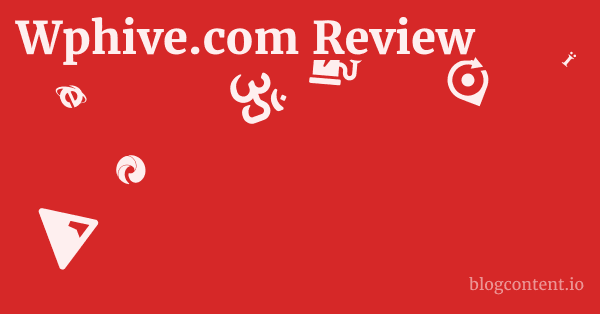 Wphive.com Review 1 by Partners