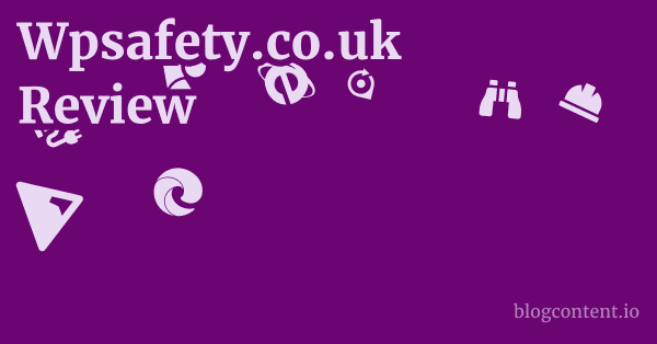 Wpsafety.co.uk Review 1 by Partners