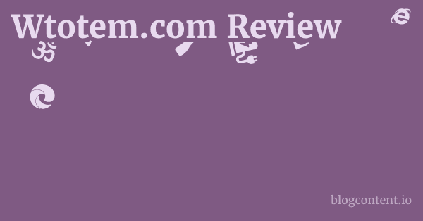 Wtotem.com Review 1 by Partners