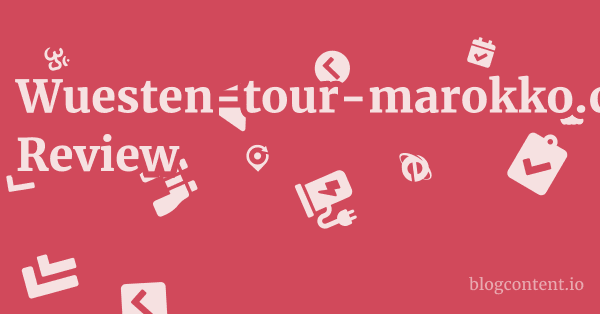 Wuesten-tour-marokko.com Review 1 by Partners