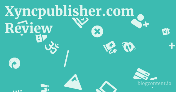 Xyncpublisher.com Review 1 by Partners