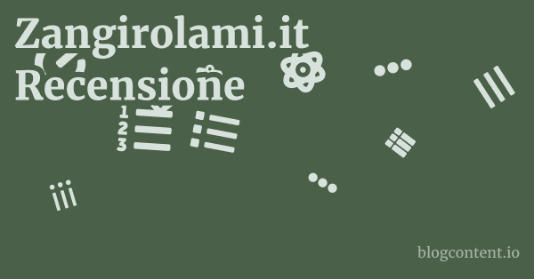 Zangirolami.it Recensione 1 by Partners