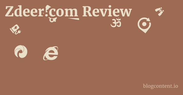 Zdeer.com Review 1 by Partners