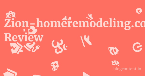 Zion-homeremodeling.com Review 1 by Partners